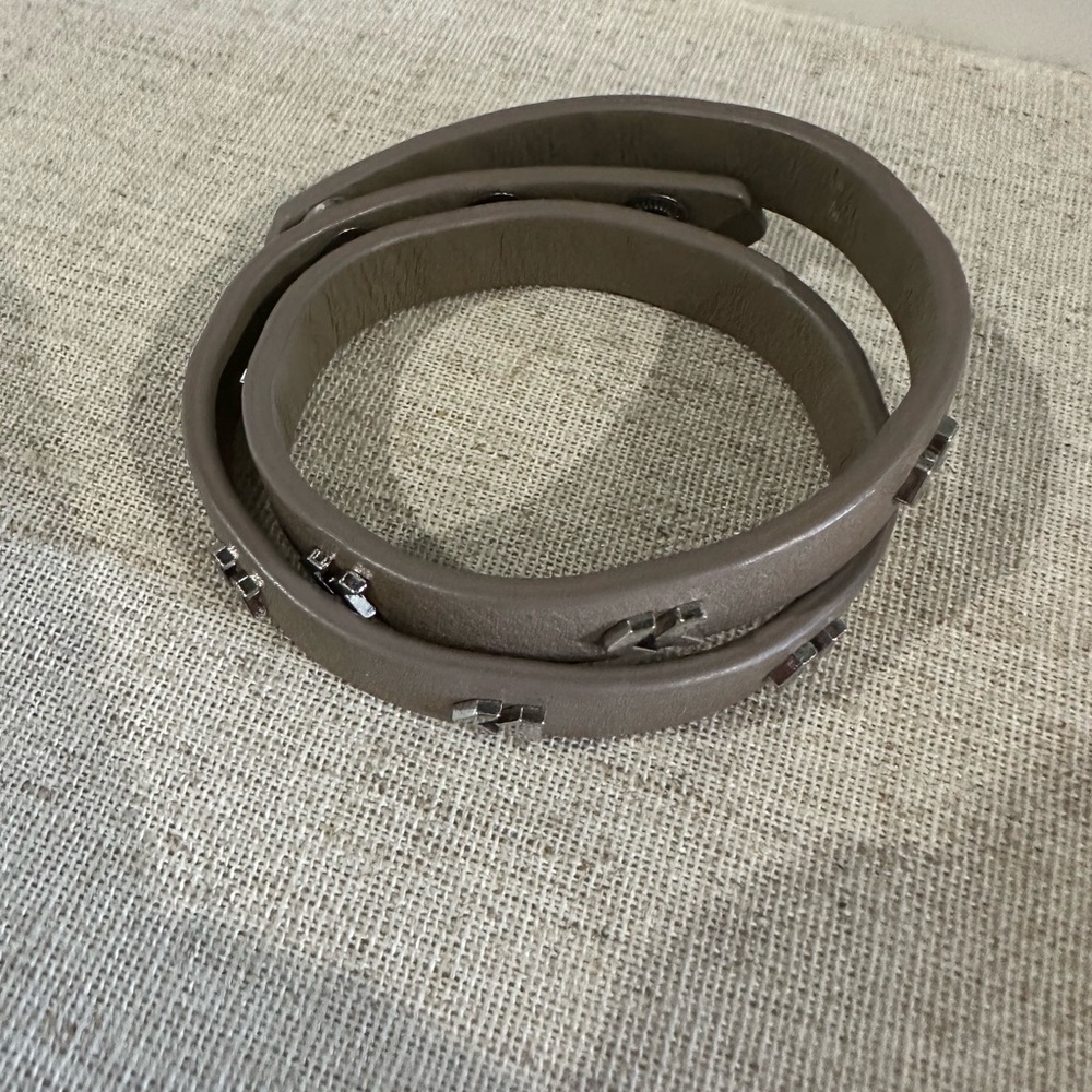 Leather wrap bracelet